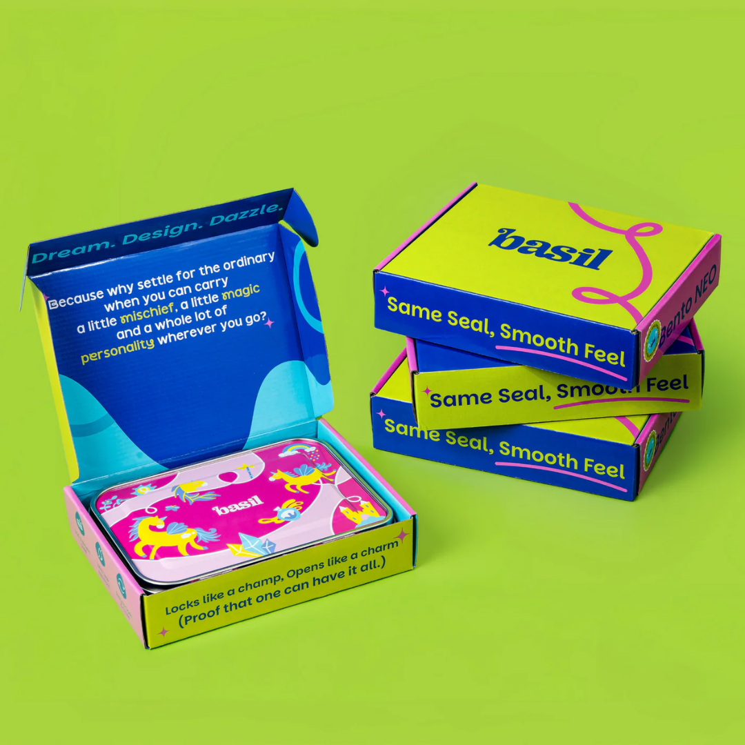 3 Compartment easy open-close Lunchbox - Pixie Dash